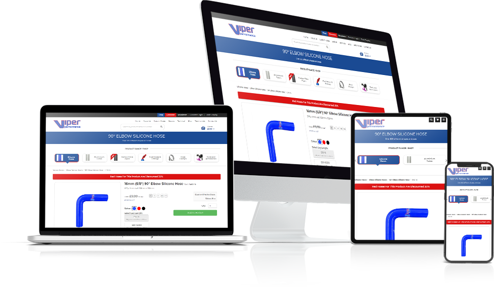 viper performance website design