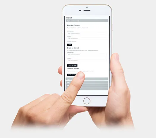 Basket to payment, easy and secure Telford Shropshire